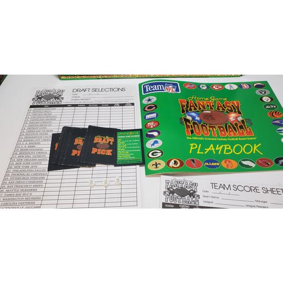 Vintage 1994 Home Game FANTASY FOOTBALL Game-TEAM NFL PRE-OWNED - Picture 3 of 8